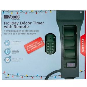Holiday Decor Timer Yard Stake & Remote